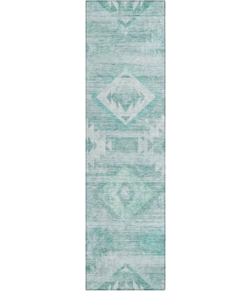 Addison Chantille ACN837-Aqua 2 ft. 3 in. X 7 ft. 6 in. Rectangle Rug