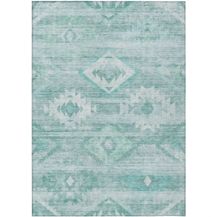 Addison Chantille ACN837-Aqua 5 ft. X 7 ft. 6 in. Rectangle Rug