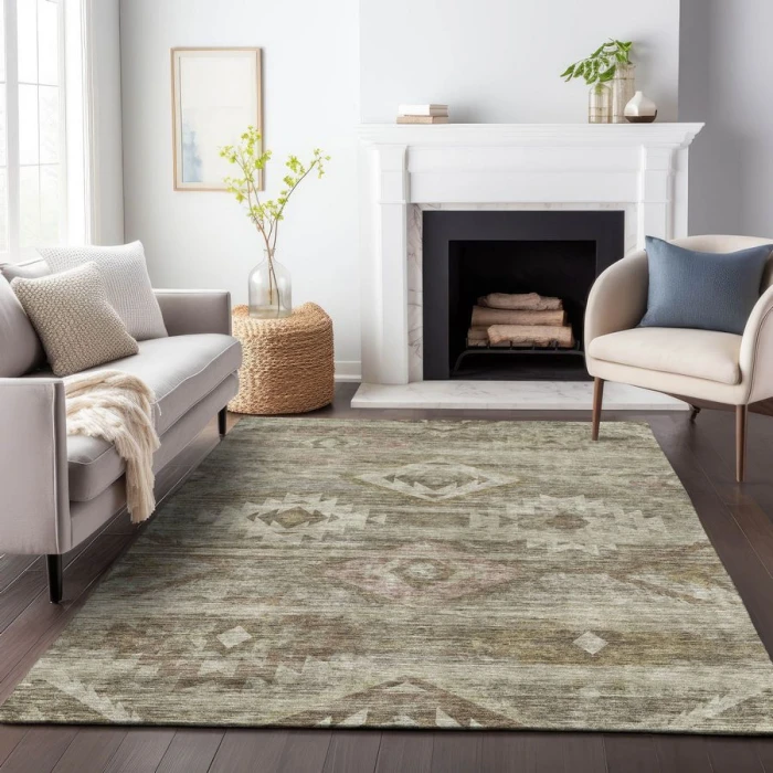 Addison Chantille ACN837-Brown 5 ft. X 7 ft. 6 in. Rectangle Rug