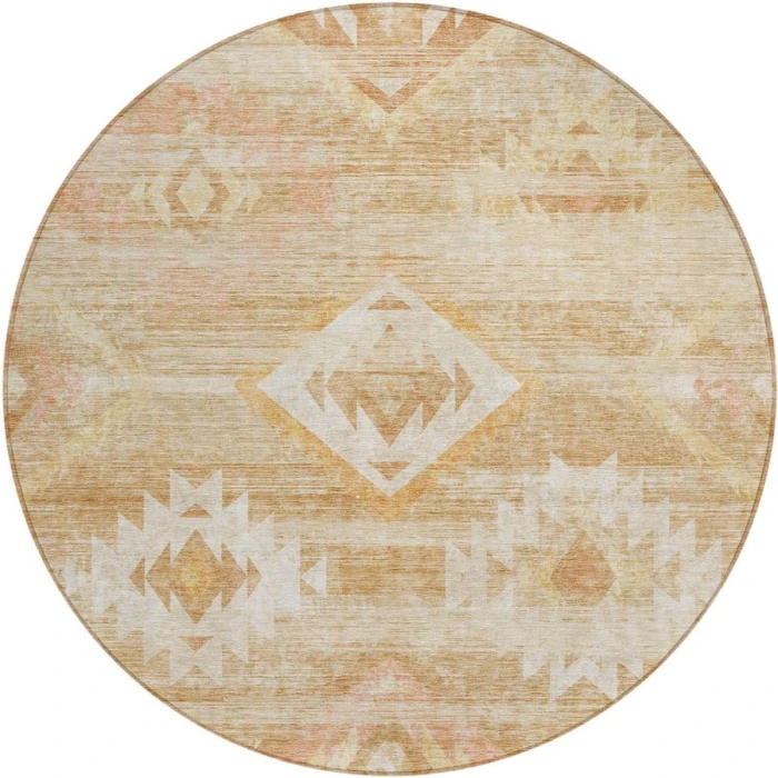 Addison Chantille ACN837-Copper 8 ft. X 8 ft. Round Rug