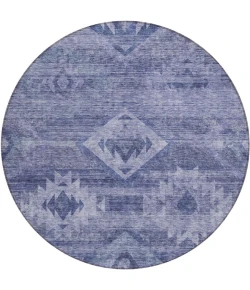 Addison Chantille ACN837-Navy 8 ft. X 8 ft. Round Rug