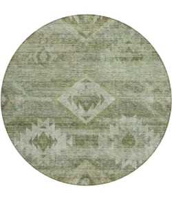 Addison Chantille ACN837-Olive 8 ft. X 8 ft. Round Rug