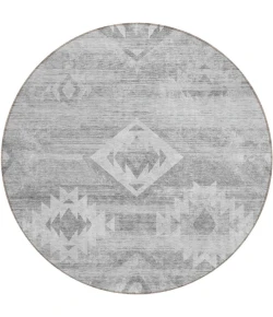 Addison Chantille ACN837-Silver 8 ft. X 8 ft. Round Rug