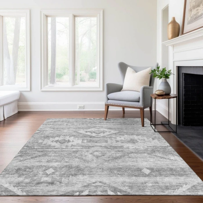 Addison Chantille ACN837-Silver 9 ft. X 12 ft. Rectangle Rug