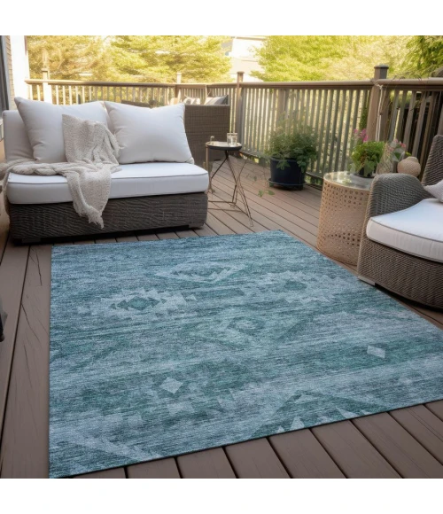 Addison Chantille ACN837-Teal 8 ft. X 10 ft. Rectangle Rug