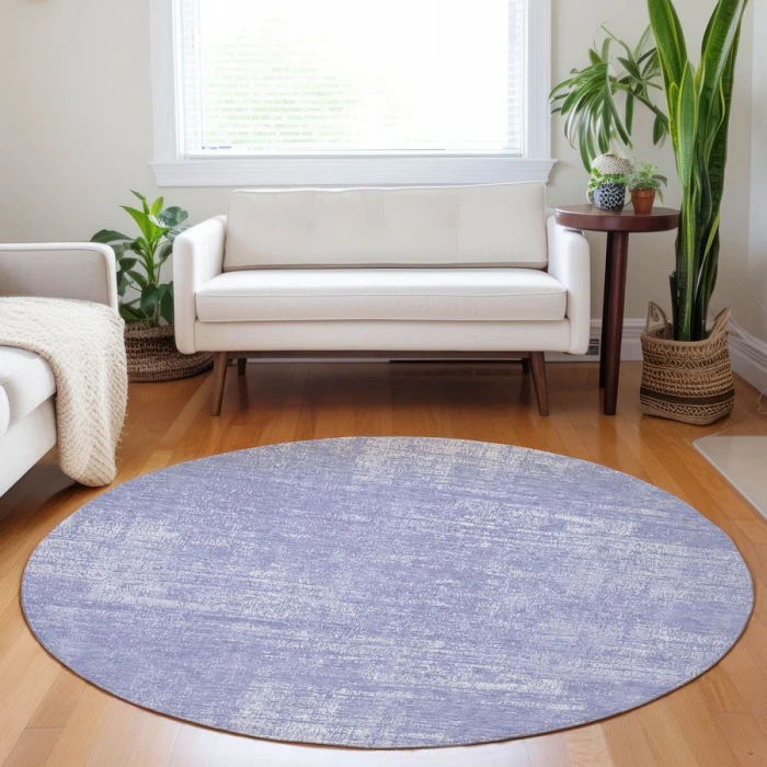 Addison Chantille ACN839-Lavender 8 ft. X 8 ft. Round Rug