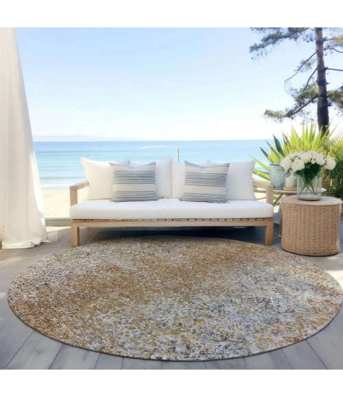 Addison Chantille ACN840-Terracotta 8 ft. X 8 ft. Round Rug