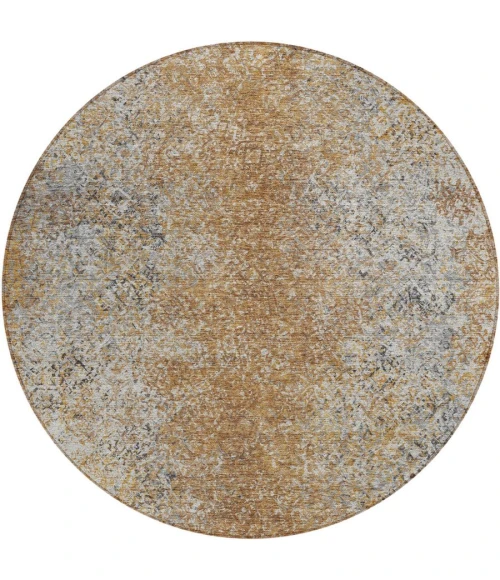Addison Chantille ACN840-Terracotta 8 ft. X 8 ft. Round Rug