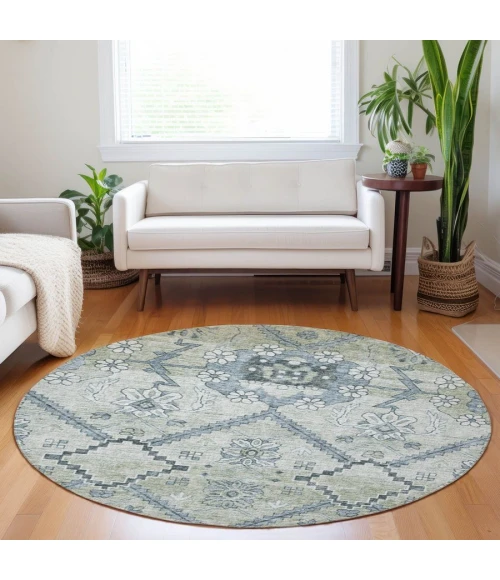 Addison Chantille ACN841-Aloe 8 ft. X 8 ft. Round Rug