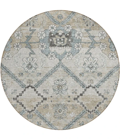 Addison Chantille ACN841-Beige 8 ft. X 8 ft. Round Rug
