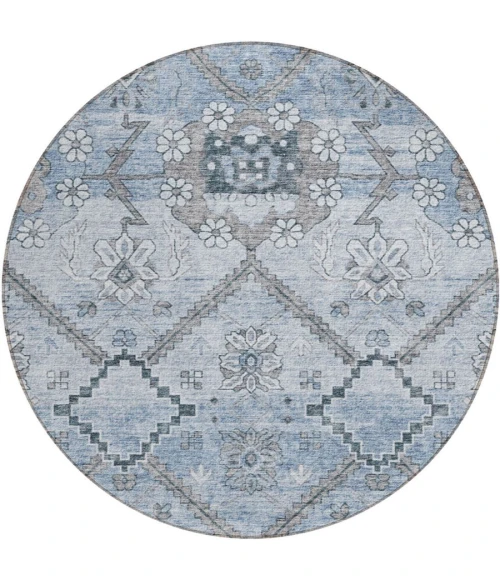 Addison Chantille ACN841-Blue 8 ft. X 8 ft. Round Rug