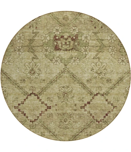 Addison Chantille ACN842-Brown 8 ft. X 8 ft. Round Rug