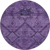 Addison Chantille ACN842-Eggplant 8 ft. X 8 ft. Round Rug