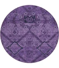 Addison Chantille ACN842-Eggplant 8 ft. X 8 ft. Round Rug