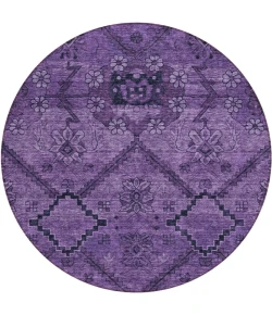 Addison Chantille ACN842-Eggplant 8 ft. X 8 ft. Round Rug