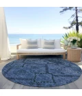 Addison Chantille ACN842-Navy 8 ft. X 8 ft. Round Rug