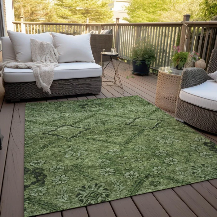 Addison Chantille ACN842-Olive 9 ft. X 12 ft. Rectangle Rug