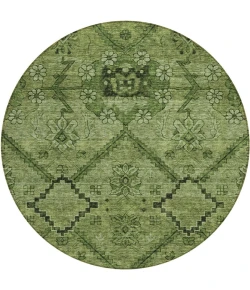 Addison Chantille ACN842-Olive 8 ft. X 8 ft. Round Rug