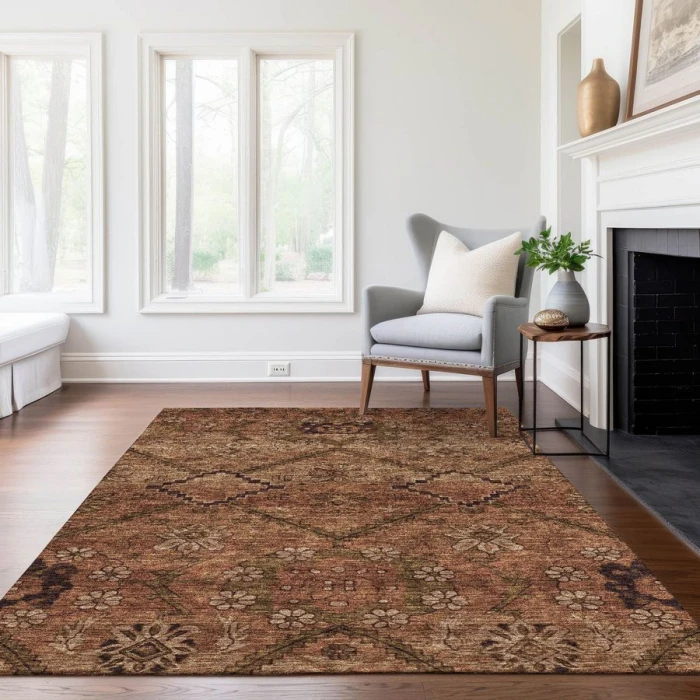 Addison Chantille ACN842-Paprika 10 ft. X 14 ft. Rectangle Rug
