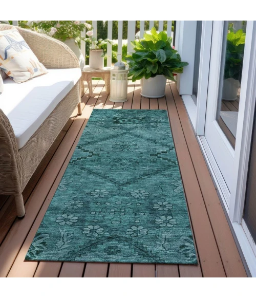 Addison Chantille ACN842-Teal 2 ft. 3 in. X 7 ft. 6 in. Rectangle Rug