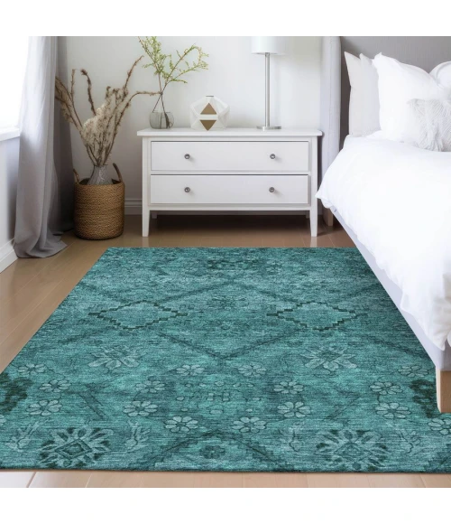 Addison Chantille ACN842-Teal 5 ft. X 7 ft. 6 in. Rectangle Rug