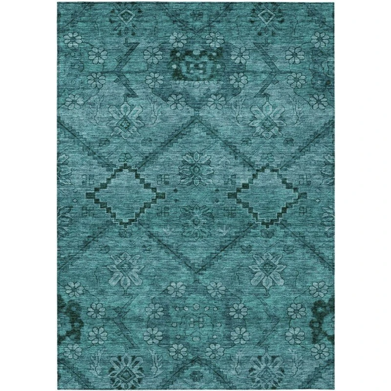 Addison Chantille ACN842-Teal 8 ft. X 10 ft. Rectangle Rug