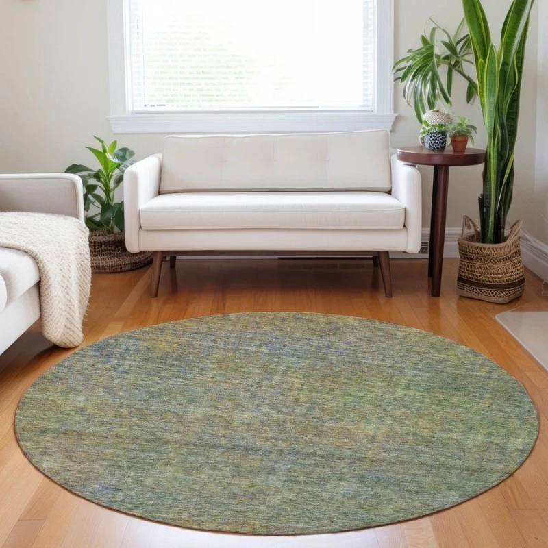 Addison Chantille ACN843-Green 8 ft. X 8 ft. Round Rug