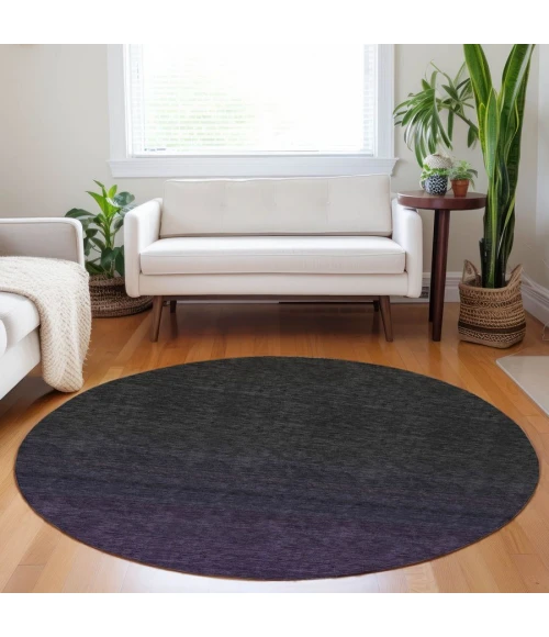 Addison Chantille ACN844-Eggplant 8 ft. X 8 ft. Round Rug