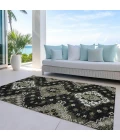 Addison Chantille ACN846-Black 8 ft. X 10 ft. Rectangle Rug