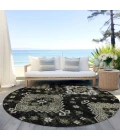 Addison Chantille ACN846-Black 8 ft. X 8 ft. Round Rug