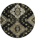 Addison Chantille ACN846-Black 8 ft. X 8 ft. Round Rug