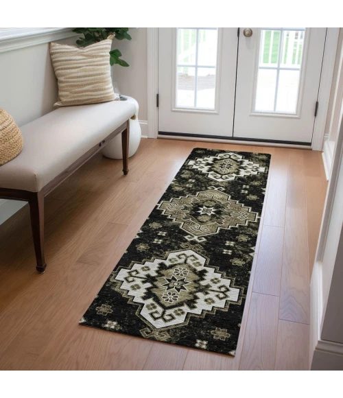 Addison Chantille ACN846-Black 2 ft. 3 in. X 7 ft. 6 in. Rectangle Rug