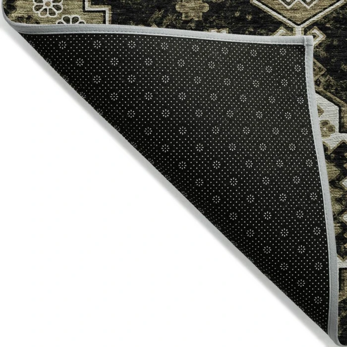Addison Chantille ACN846-Black 8 ft. X 8 ft. Round Rug