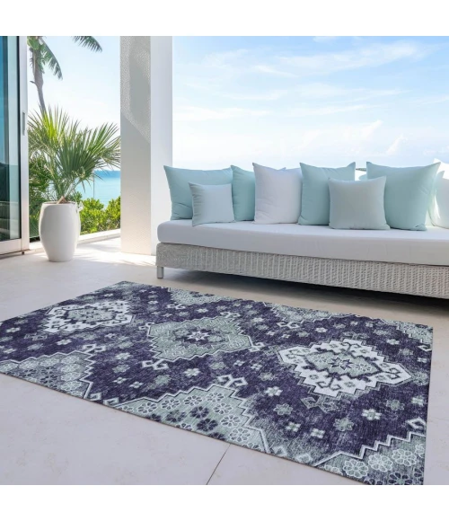 Addison Chantille ACN846-Purple 8 ft. X 10 ft. Rectangle Rug