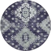 Addison Chantille ACN846-Purple 8 ft. X 8 ft. Round Rug