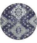 Addison Chantille ACN846-Purple 8 ft. X 8 ft. Round Rug