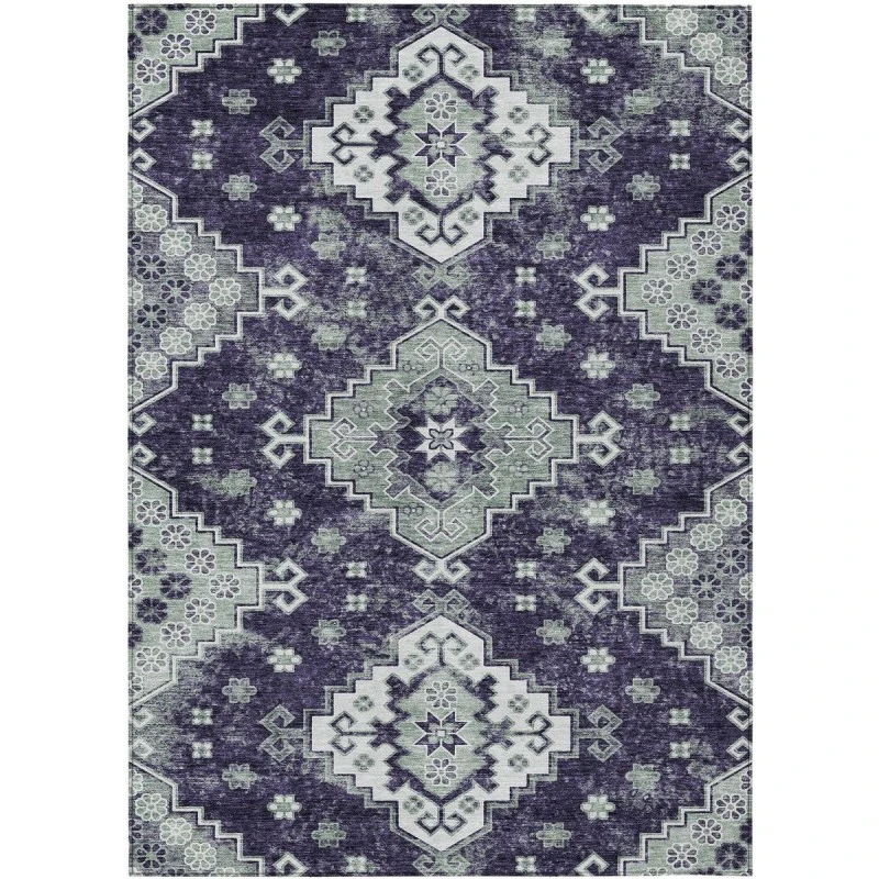 Addison Chantille ACN846-Purple 8 ft. X 10 ft. Rectangle Rug