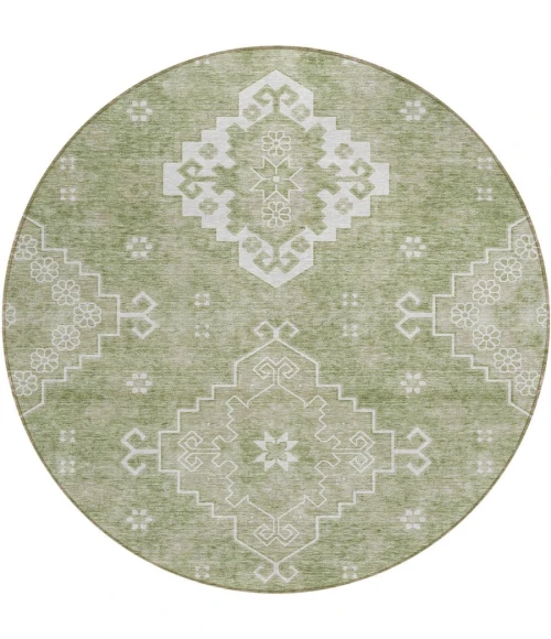 Addison Chantille ACN847-Aloe 8 ft. X 8 ft. Round Rug