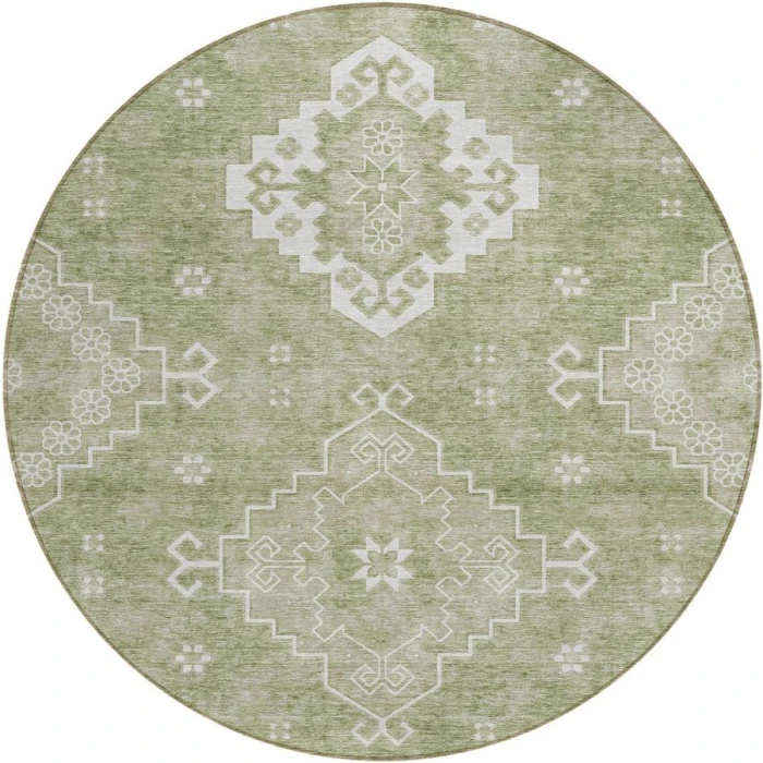 Addison Chantille ACN847-Aloe 8 ft. X 8 ft. Round Rug