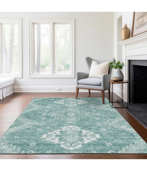 Addison Chantille ACN847-Aqua 8 ft. X 10 ft. Rectangle Rug