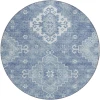 Addison Chantille ACN847-Blue 8 ft. X 8 ft. Round Rug