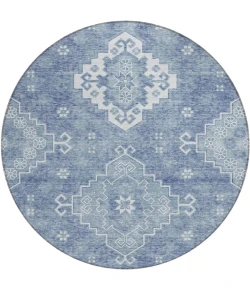 Addison Chantille ACN847-Blue 8 ft. X 8 ft. Round Rug