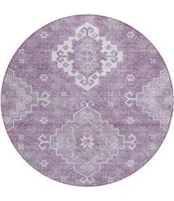 Addison Chantille ACN847-Lavender 8 ft. X 8 ft. Round Rug