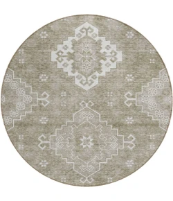 Addison Chantille ACN847-Taupe 8 ft. X 8 ft. Round Rug