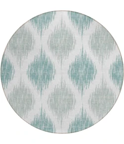Addison Chantille ACN848-Aqua 8 ft. X 8 ft. Round Rug