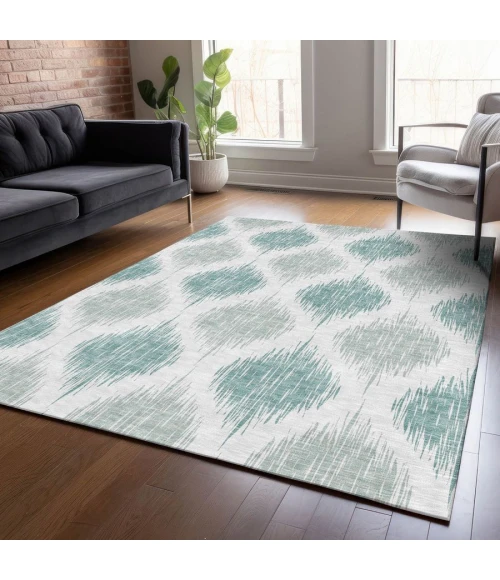 Addison Chantille ACN848-Aqua 5 ft. X 7 ft. 6 in. Rectangle Rug