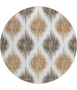 Addison Chantille ACN848-Chocolate 8 ft. X 8 ft. Round Rug