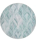 Addison Chantille ACN851-Aqua 8 ft. X 8 ft. Round Rug