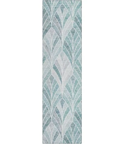Addison Chantille ACN851-Aqua 2 ft. 3 in. X 7 ft. 6 in. Rectangle Rug