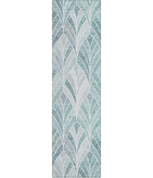 Addison Chantille ACN851-Aqua 2 ft. 3 in. X 7 ft. 6 in. Rectangle Rug